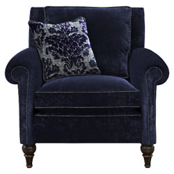 Duresta Kingsley Armchair Pimlico Indigo